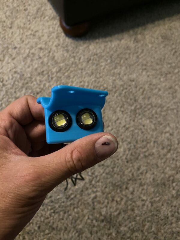 Clamp on Jr Dragster headlights angled Peyton Racing LLC